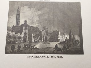 36 Litografías Las Ruinas de Zaragoza. Brambila y