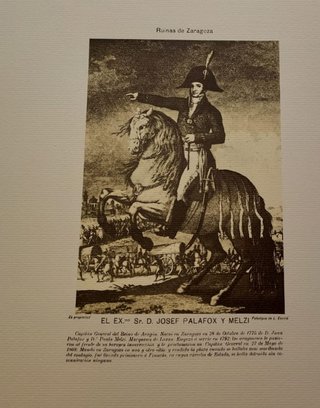 36 Litografías Las Ruinas de Zaragoza. Brambila y
