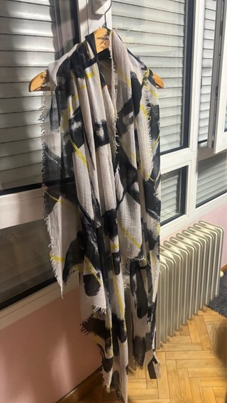 8 Pañuelos/Pashminas Zara Azul y Amarillo