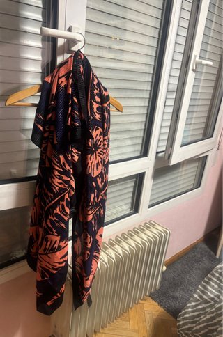 8 Pañuelos/Pashminas Zara Azul y Amarillo