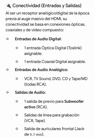 Amplificador HiFi Home cinema JVC RX-5062