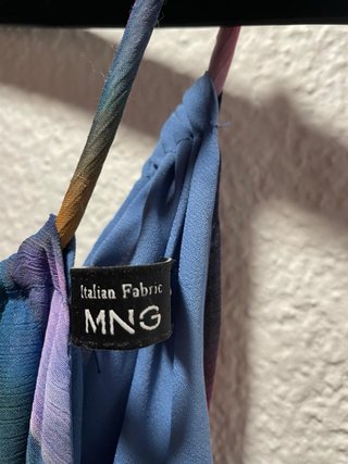 Vestido MNG estampado sin usar Talla M