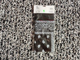 Bandana HIMALAY Negra con Diseño Blanco