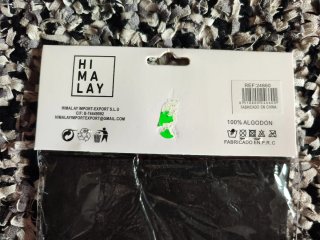Bandana HIMALAY Negra con Diseño Blanco