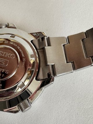 Reloj Seiko 5 Sports Automático Negro/Plata