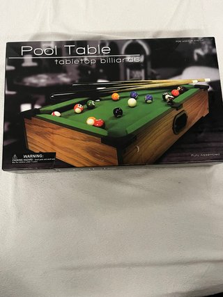 Mesa de billar de mesa para niños