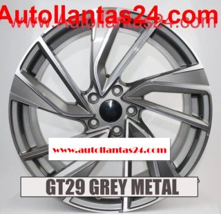 Kit de 4 llantas Volkswagen golf gt29 grey r064171