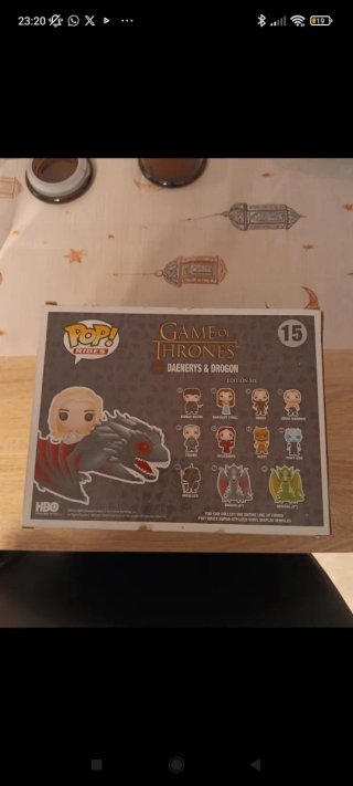 Funko Pop Daenerys y Drogon 15
