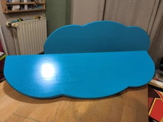 Estanterías Nube Infantiles Azules (2 uds)
