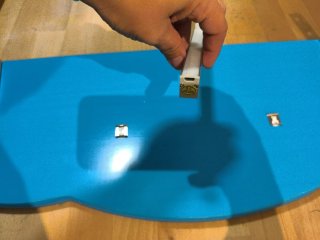 Estanterías Nube Infantiles Azules (2 uds)
