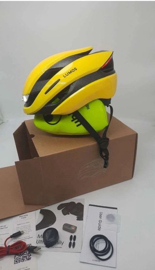 Nuevo! Casco Lumos Ultra Talla M/L Amarillo