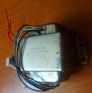 Trafo 12.2V x2 x 2.5A / 2.6V x 0.5A / 21.7V x 0.3A