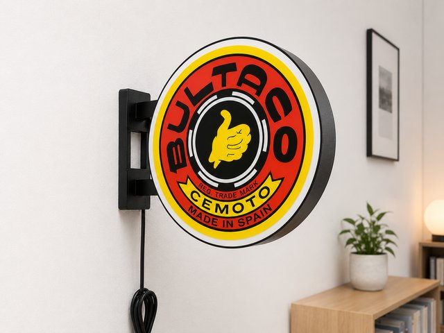 Cartel Luminoso Bultaco Cemoto