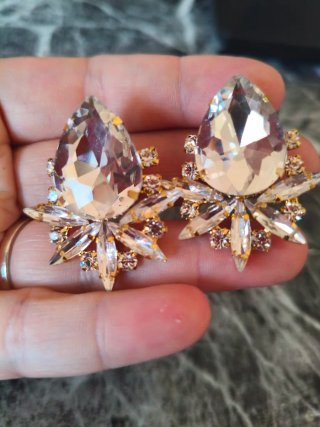 Pendientes Diseño Cristal