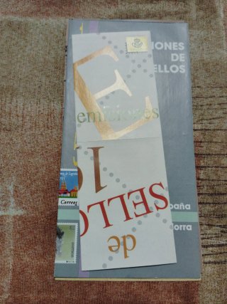 Emisiones de sellos España y Andorra varios años