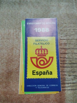 Emisiones de sellos España y Andorra varios años