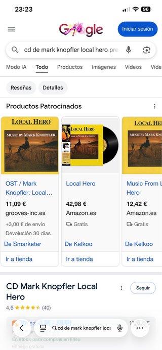 CD Local Hero - de Mark Knopfler