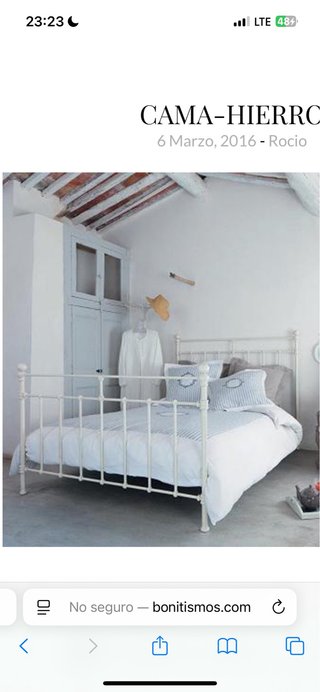 Letto in ferro battuto bianco Ikea