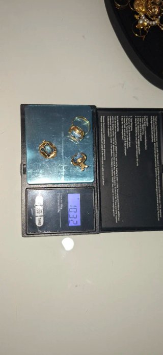 Conjunto 18kt Oro Azul