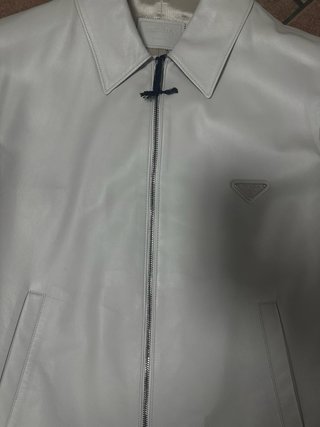 Prada Nappa Leather Blouson Jacket