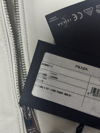 Prada Nappa Leather Blouson Jacket