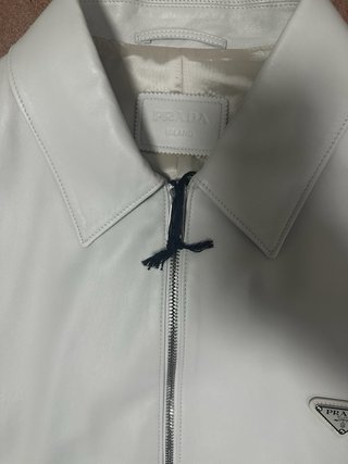 Prada Nappa Leather Blouson Jacket