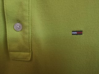 Polo Tommy Jeans Verde Talla M