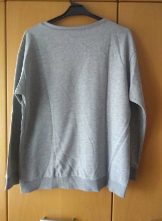 Sudadera gris con estampado TWERK IT