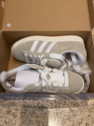Adidas Campus 00s Talla 39.5 Beige/Blanco