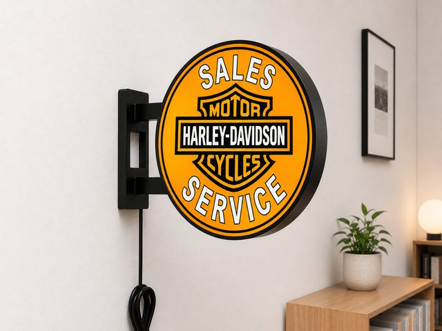 Lámpara LED Harley Davidson Cartel Luminoso