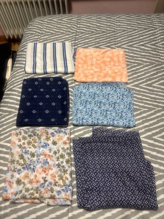 6 Pañuelos/Pashminas Amichi