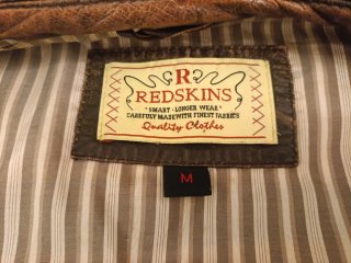 Chaqueta de cuero Redskins Marrón