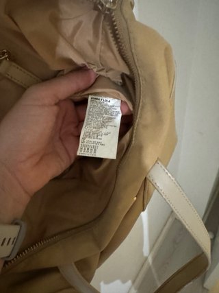Bolso Bimba y Lola Beige y Dorado