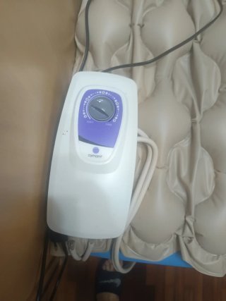 Cama articulada con compresor de aire