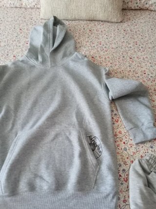 Conjunto Chándal Corto Gris Talla M