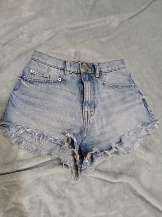 Lote 2 Shorts Vaqueros Desgastados Talla S