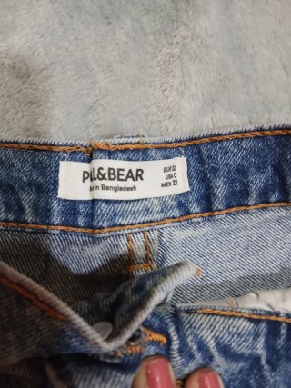 Lote 2 Shorts Vaqueros Desgastados Talla S