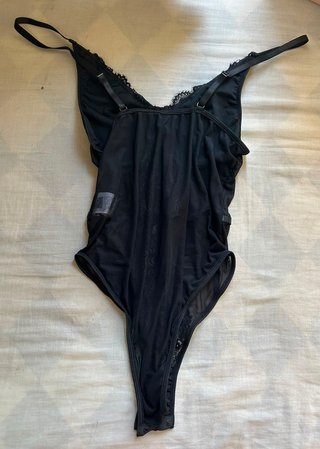 Body negro encaje S