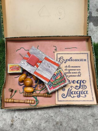 Antiguo Juego Magia Borrás Nº 1 Caja Madera