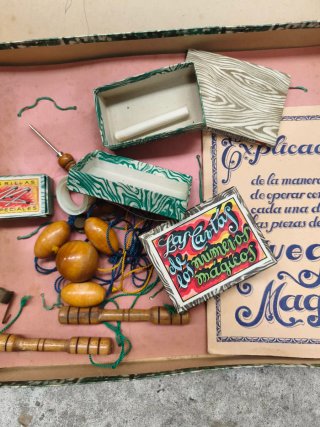 Antiguo Juego Magia Borrás Nº 1 Caja Madera