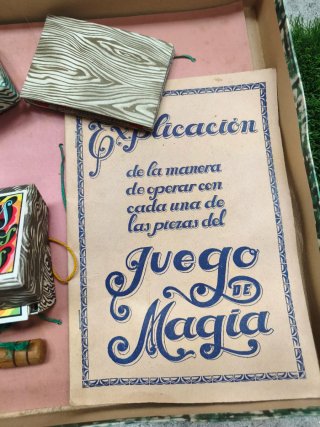 Antiguo Juego Magia Borrás Nº 1 Caja Madera