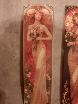 Segnalibri Stile Liberty - Donne e Fiori