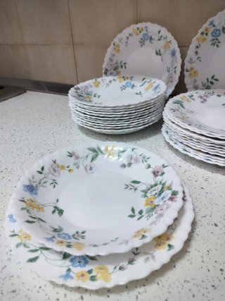 Set piatti Arcopal floreale
