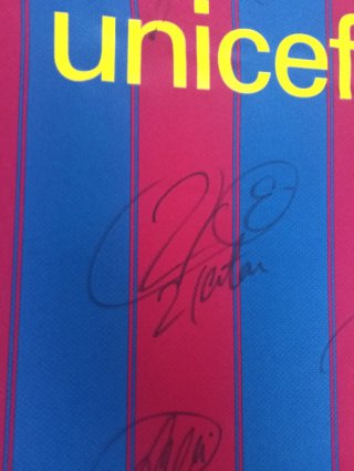 Camiseta FC Barcelona firmada por Messi