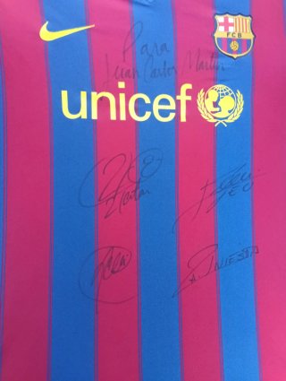 Camiseta FC Barcelona firmada por Messi