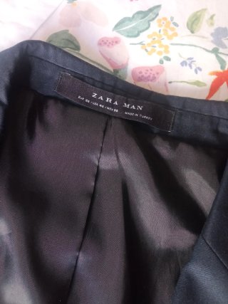 Traje de hombre Zara azul