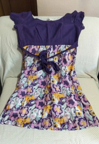 Vestido fiesta talla XL estampado floral