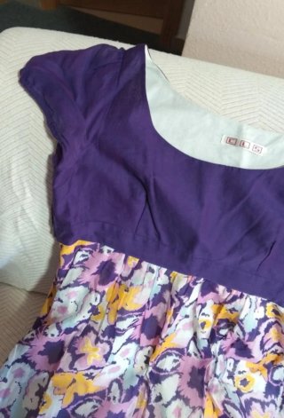 Vestido fiesta talla XL estampado floral