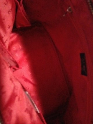 Bolso charol Armani Jeans rojo