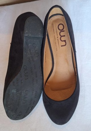Manoletinas negras Own talla 38